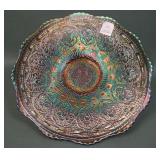 Fenton Blue Persian Medallion 9" Plate