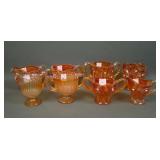 Lot of Four Marigold Breakfast Creamers & Sugars