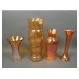 Four Piece Imperial Vase Lot