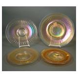 4 Pc Imperial Pastel Marigold Optic & Buttons Lot