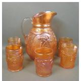 Dugan Marigold Vineyard 5 Piece Water Set