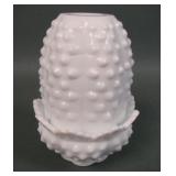 Fenton Milk Glass Hobnail Fairy Lamp