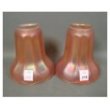 2 Imperial Marigold Lightolier Interior Panel Shad