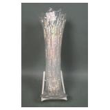 Dugan Frosty White Big Basketwaeve Vase