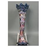 Fenton Blue Rustic Standard Size Vase