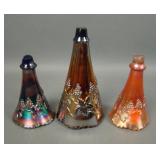 Three Fenton Vintage Epergne Lily