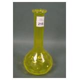 Yellow Inverted Thumbprint Barber Bottle