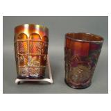 Two Fenton Amethyst Tumblers