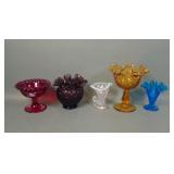Lot of Five Fenton Glass Items