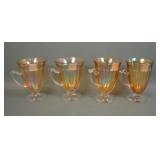 Four Imperial Pastel Marigold Chesterfield Mugs