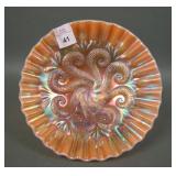 Dugan Peach Opal Crimped Ftd Plate