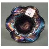 Dugan Purple Daisy Web Ruffled Hat