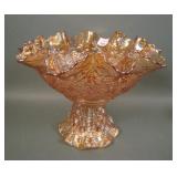 Dugan Marigold Persian Garden Fruit Bowl and Base