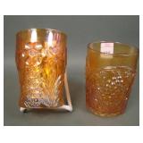 Two Marigold U.S. Glass Tumblers