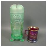 Two Fenton Hoacga Souvenir Items