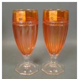 Two Imperial Marigold Juice Glasses