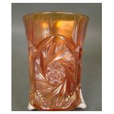Rare Cambridge Marigold Double Star Tumbler