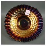 Dugan Purple Fishscales and Beads Crimped Plate