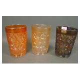 Three Imperial Soda Gold Tumblers