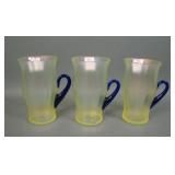 Three Fenton Topaz # 222 Lemonades