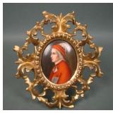 19th Century Miniature Porcelain Painting