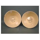 Two Watt Pottery # 7 Advertisng Bowls