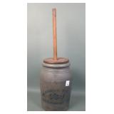 Williams & Reppert Greensboro PA Stoneware Churn