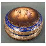 Austrian Carlsbad Enameled Covered Porcelain Box