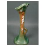 Roseville Art Pottery Green Snowberry Bud Vase