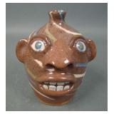 Signed Joe Reinhardt Miniature Face Jug