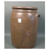 Antique 2 Gallon Salt Glaze Decorated  Crock