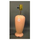 1993 Homer Loughlin Co.Fiesta Apricot Lamp