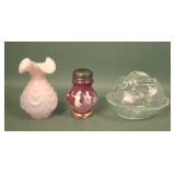 Three Piece Fenton Glass Lot