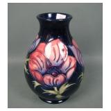 Signed Moorcroft Anemone Vase