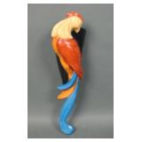 Marked Fulper Bird of Paradise Wall Pocket