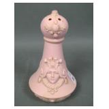 Vintage Shafer & Vater Pink Bisque Hatpin Holder