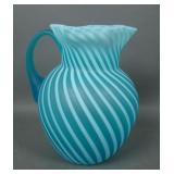 Buckeye Satin Blue Opal Pitcher