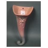 Roseville Pottery Pink Columbine Wall Pocket