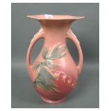 Roseville Pottery Pink Bleeding Heart Handled