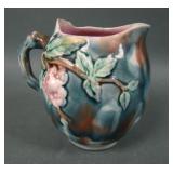 Signed Etruscan Cherry Blossom Creamer