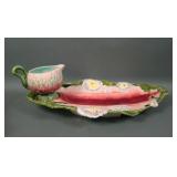 Julius Dressler/ Austrian Majolica Asparagus Servr