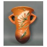 Roseville Pottery Brown Freesia Wall Pocket
