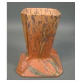 Roseville Pottery Futura Brown Stump Vase
