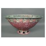 Roseville Art Pottery Ferella Oval Centerpiece Bow
