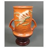 Roseville Pottery Brown Freesia Vase