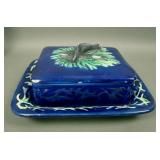 19th Century Minton Majolica Covered Sardine Box