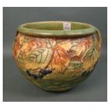 Roseville Pottery Green Blackberry Jardinere