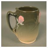 Weller Pottery Eocean Poppy Decorated Handled Mug