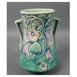 Roseville Pottery Green Morning Glory Vase