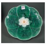 Adams & Bromley Majolica Water Lily Plate